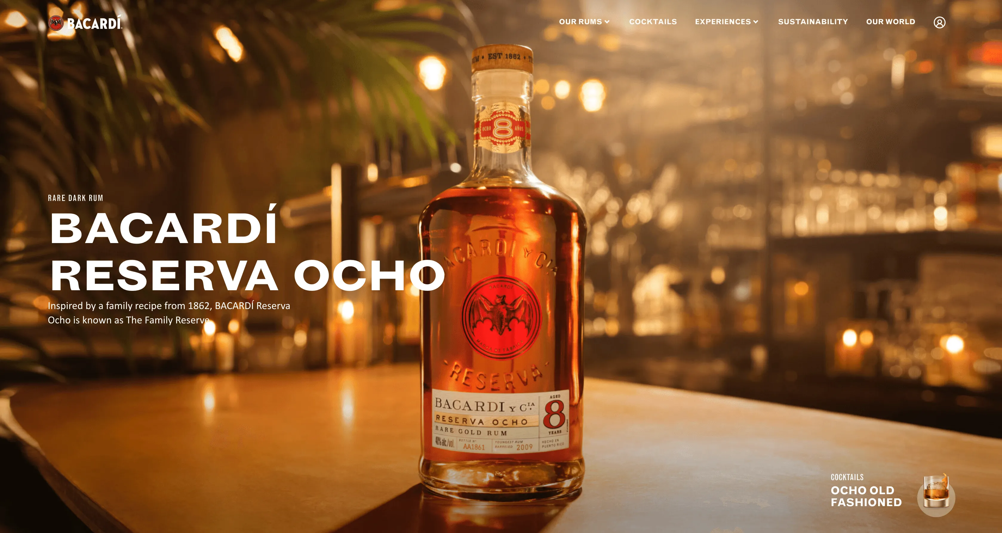 Bacardi website